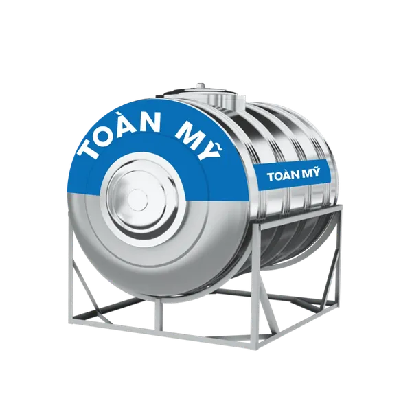 Bồn nước inox Toàn Mỹ 2000L nằm