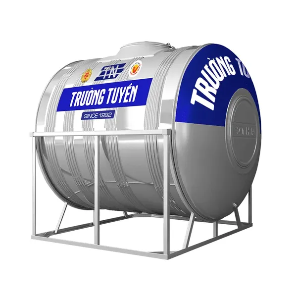 Bồn inox Trường Tuyền 1000L nằm