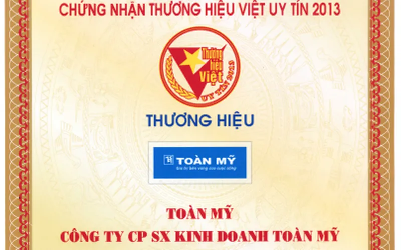 Thương hiệu Bồn nước Toàn Mỹ