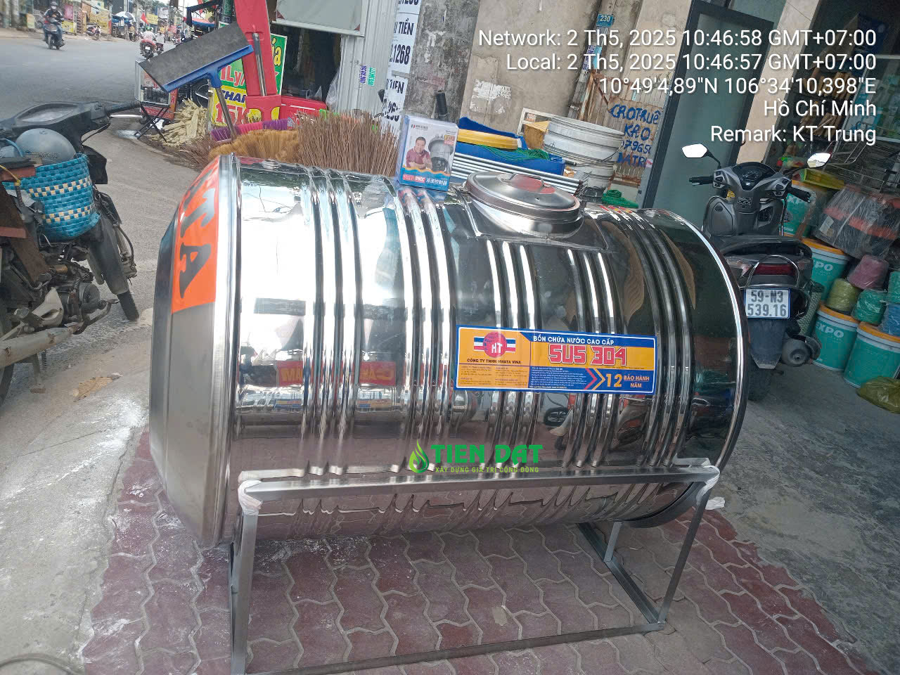 Đánh giá thực tế bồn nước Hwata 1500L tại xã Hậu Thạnh, Tây Ninh Đánh giá thực tế bồn nước Hwata 1500L tại xã Hậu Thạnh, Tây Ninh