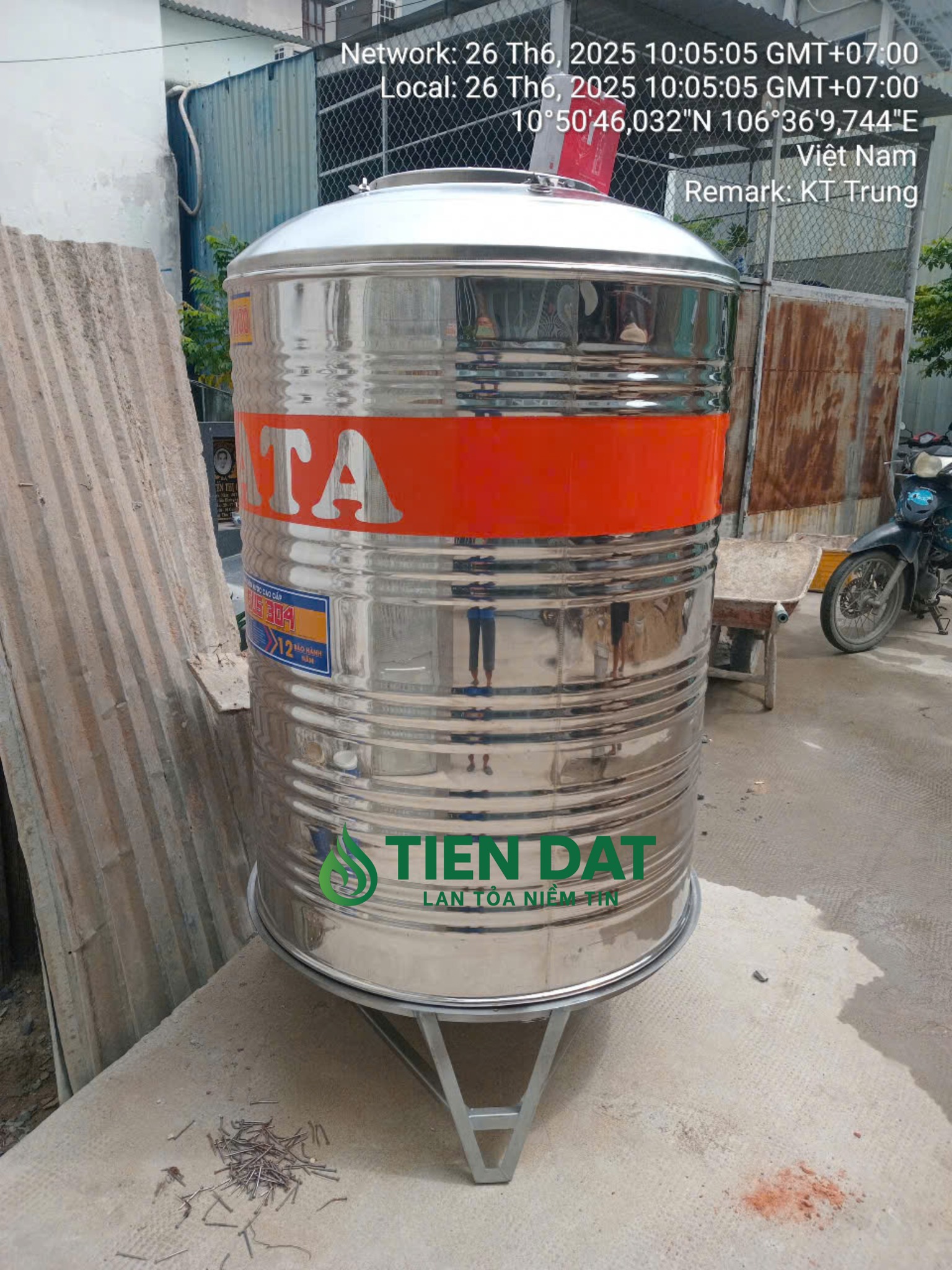 Bồn nước Hwata 2000L – Lựa chọn bền bỉ cho người dân Nhơn Hòa Lập Bồn nước Hwata 2000L – Lựa chọn bền bỉ cho người dân Nhơn Hòa Lập