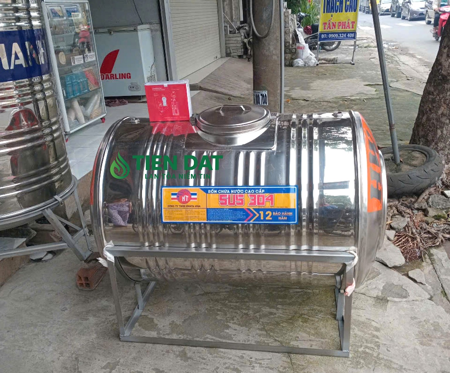 Bồn nước Hwata 500L phù hợp với nhu cầu sử dụng hằng ngày tại xã Nhơn Ninh, Tây Ninh Bồn nước Hwata 500L phù hợp với nhu cầu sử dụng hằng ngày tại xã Nhơn Ninh, Tây Ninh
