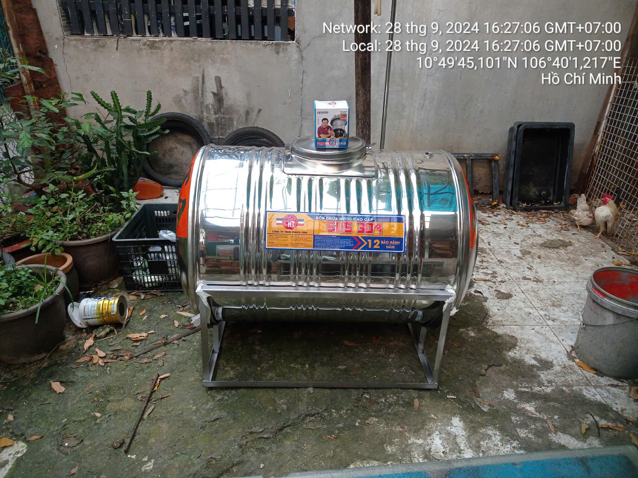 Bồn nước Hwata 500L phù hợp với nhu cầu sử dụng hằng ngày tại xã Nhơn Ninh, Tây Ninh Bồn nước Hwata 500L phù hợp với nhu cầu sử dụng hằng ngày tại xã Nhơn Ninh, Tây Ninh