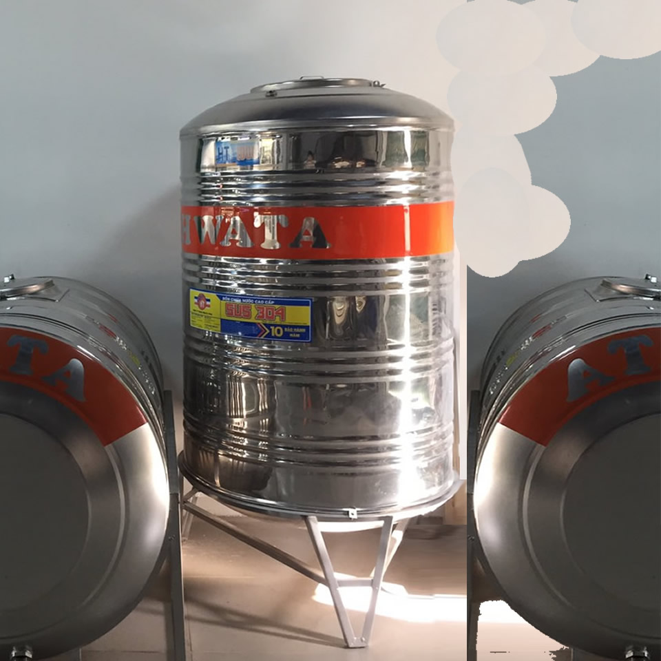 Bồn nước inox Hwata đứng 700l Bồn nước inox Hwata đứng 700l