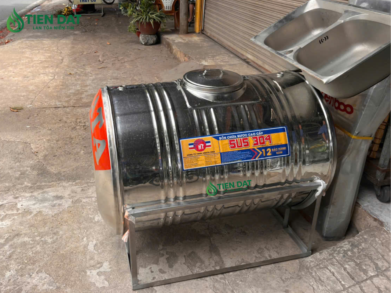 bồn nước inox hwata nằm bồn nước inox hwata nằm