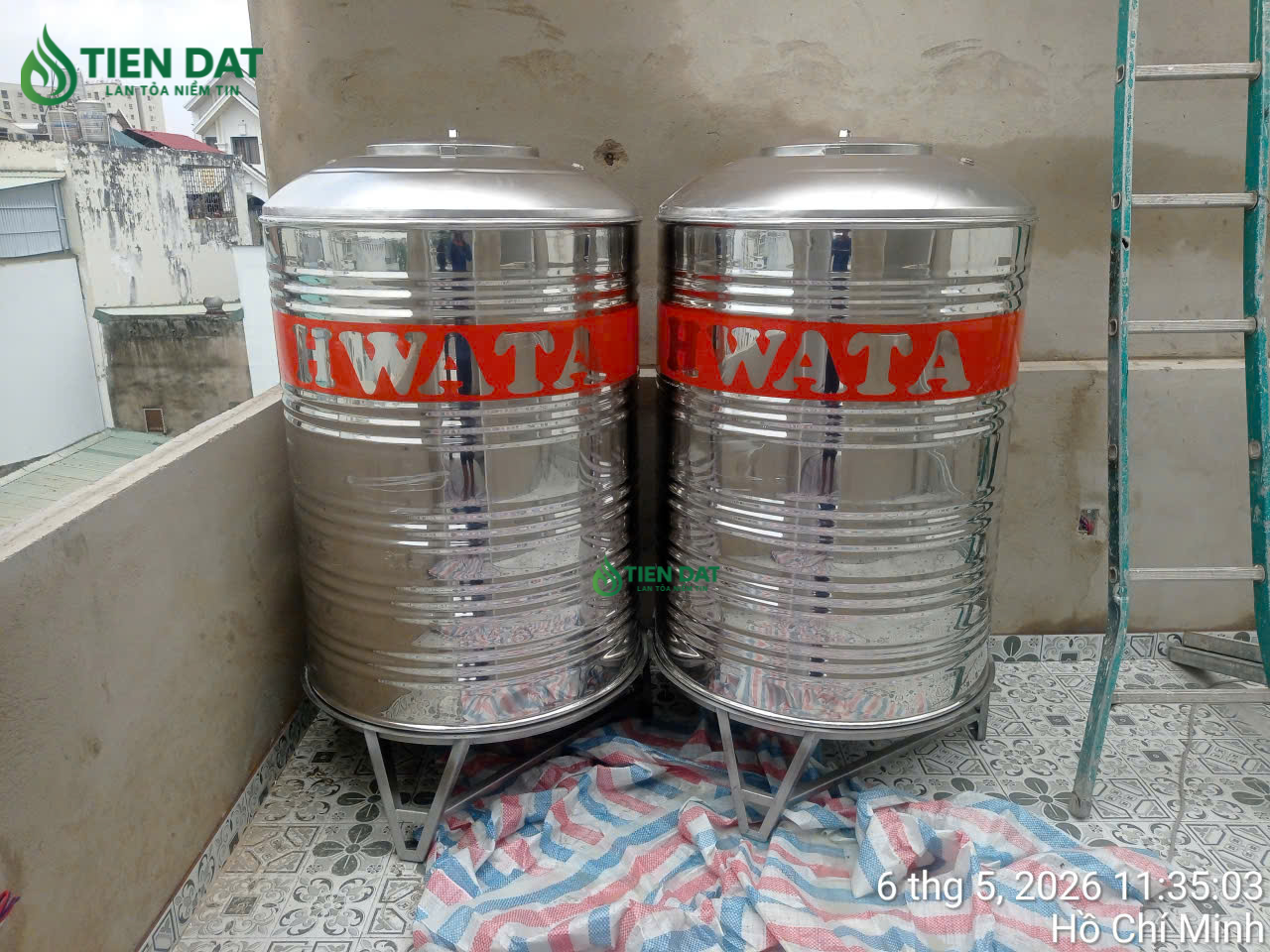 bồn nước inox hwata 1000l đứng bồn nước inox hwata 1000l đứng
