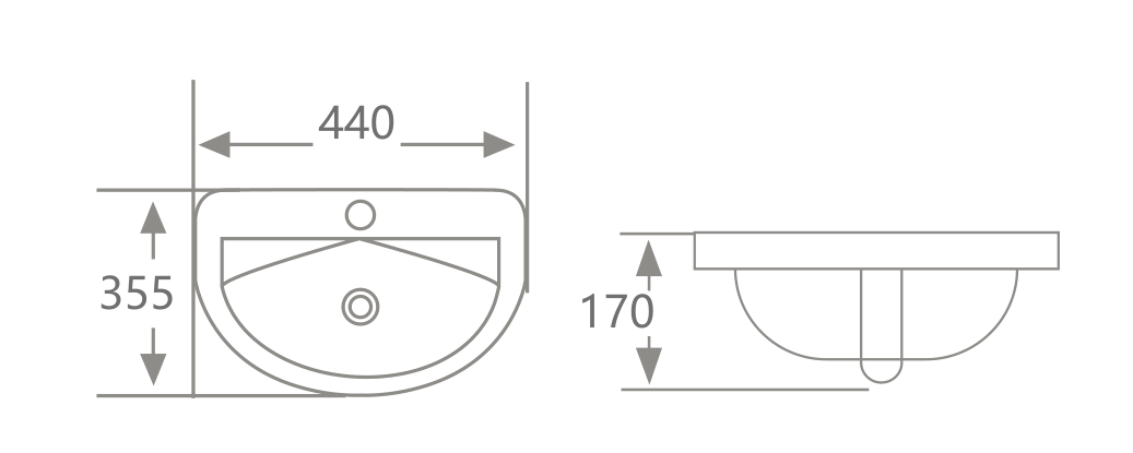 Lavabo Hwata HT-206 Lavabo Hwata HT-206