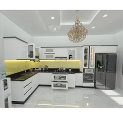 Tủ bếp inox 304 cửa Acrylic HWARC 01