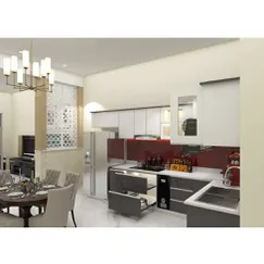 Tủ bếp inox 304 cửa Acrylic HWARC 03