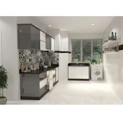 Tủ bếp inox 304 cửa Acrylic HWARC 05