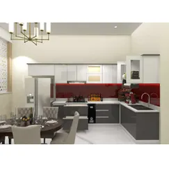 Tủ bếp inox 304 cửa Acrylic HWARC 08