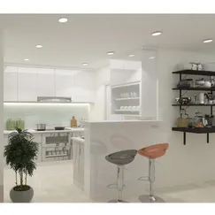 Tủ bếp inox 304 cửa Acrylic HWARC 10