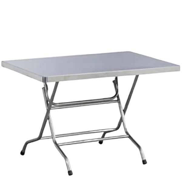 Bàn xếp inox mặt hình chữ nhật Hwata BCN2