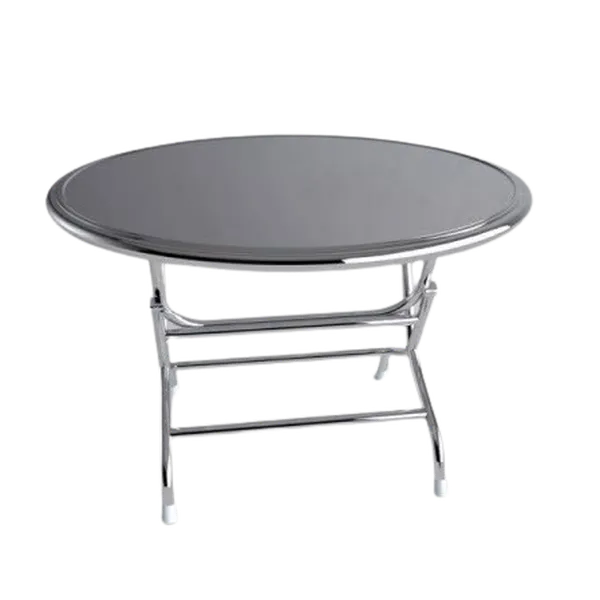 Bàn xếp inox mặt tròn Hwata BT12