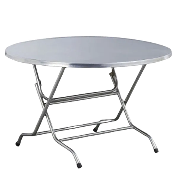 Bàn xếp inox mặt tròn Hwata BT14