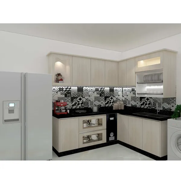Tủ bếp inox 304 cửa Acrylic HWARC 13
