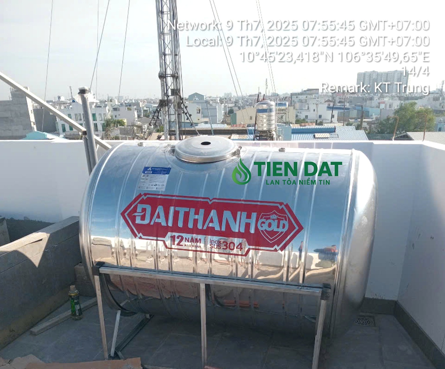 Bồn nước Đại Thành dung tích 500L – 2000L phù hợp cho gia đình tại Hạnh Thông Bồn nước Đại Thành dung tích 500L – 2000L phù hợp cho gia đình tại Hạnh Thông
