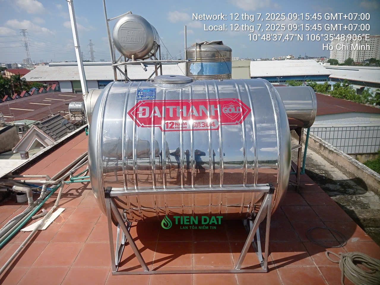 Bồn nước Đại Thành dung tích 500L – 2000L phù hợp cho gia đình tại Hạnh Thông Bồn nước Đại Thành dung tích 500L – 2000L phù hợp cho gia đình tại Hạnh Thông