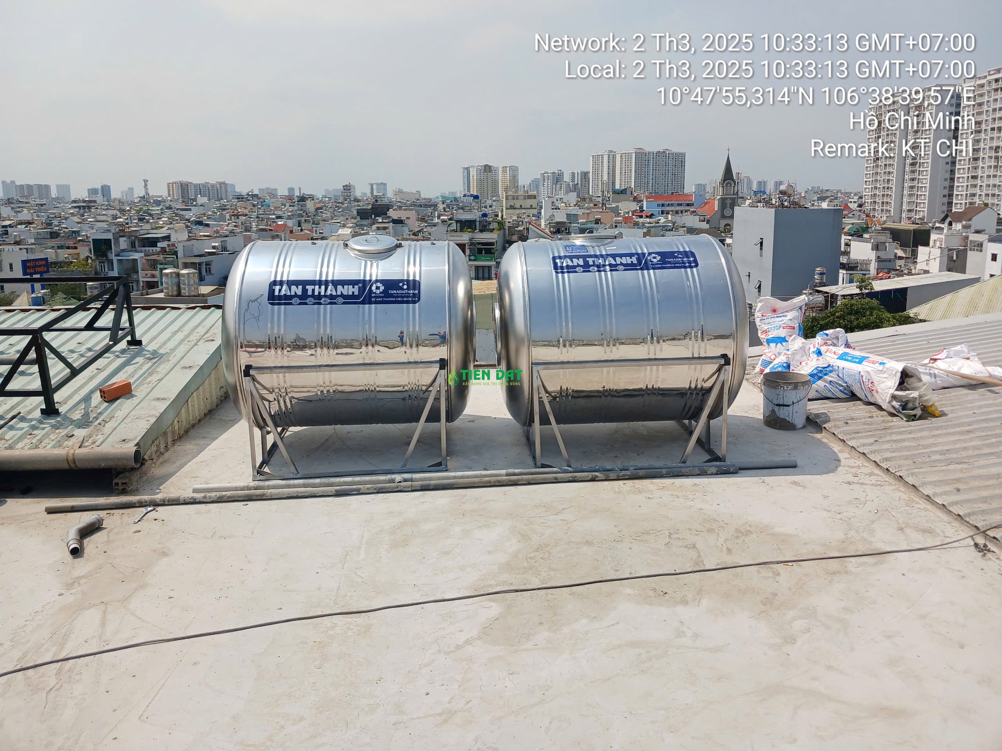 bồn nước inox đai thành bồn nước inox đai thành