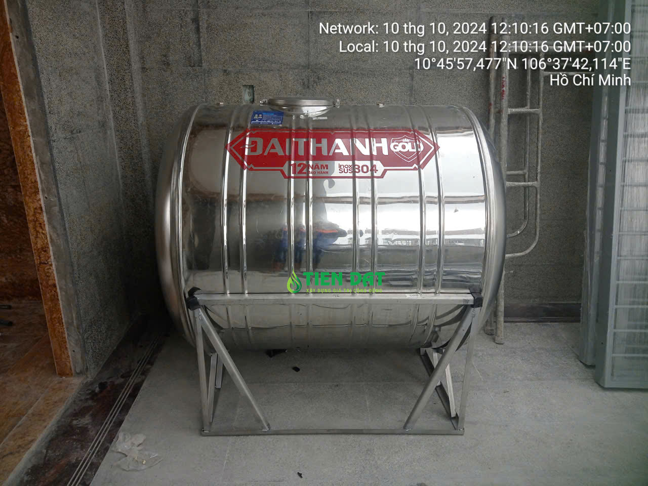 bồn nước inox đai thành bồn nước inox đai thành