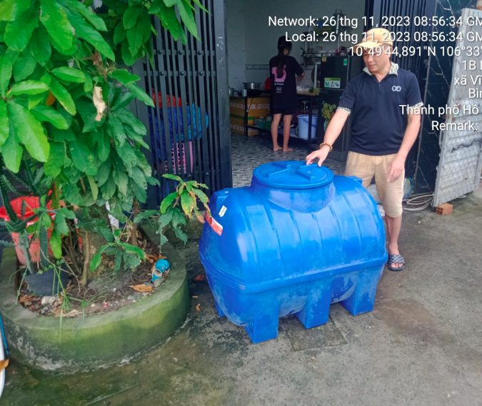 bồn nhựa 300 lít ngang bồn nhựa 300 lít ngang