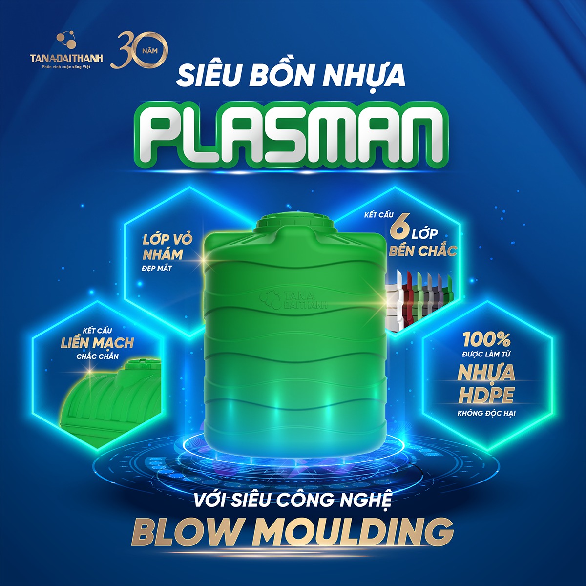 bồn nhựa plasman Đại Thành bồn nhựa plasman Đại Thành
