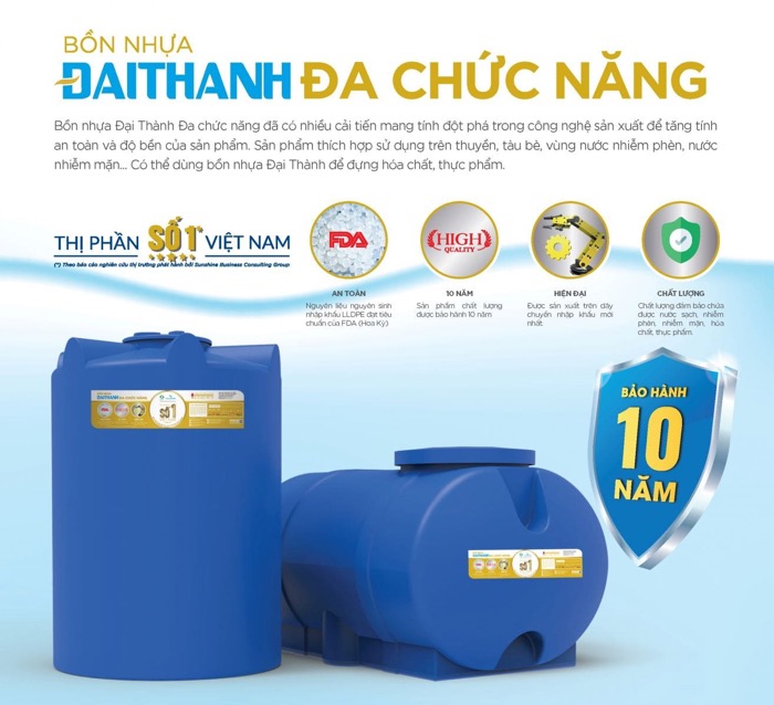 kích thước bồn nước nhựa 1000l kích thước bồn nước nhựa 1000l