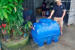 Bồn nhựa 300 lít ngang Đại Thành thích hợp gia đình nhỏ