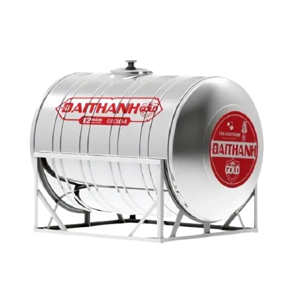 Bồn inox Đại Thành Gold 2000l nằm