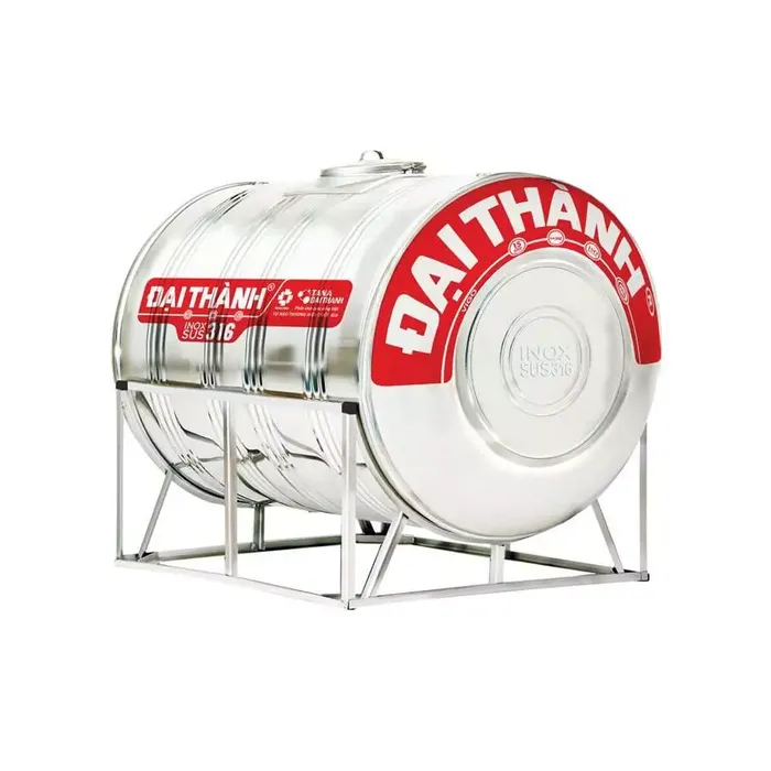 Bồn nước inox 316 Đại Thành 2000l nằm