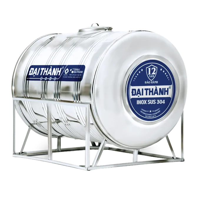 Bồn nước inox Đại Thành 500L nằm
