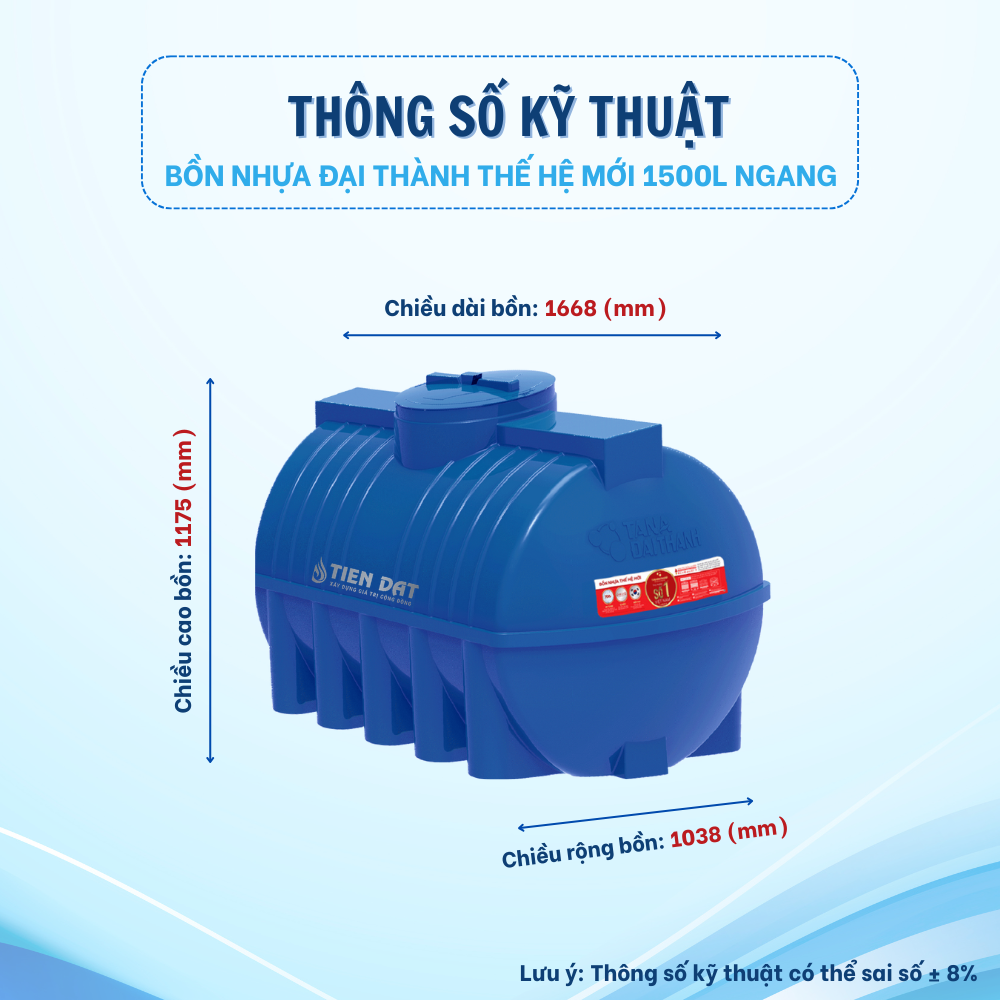 Video review Bồn nhua Đại Thành Thế hệ mới 1500L Video review Bồn nhua Đại Thành Thế hệ mới 1500L