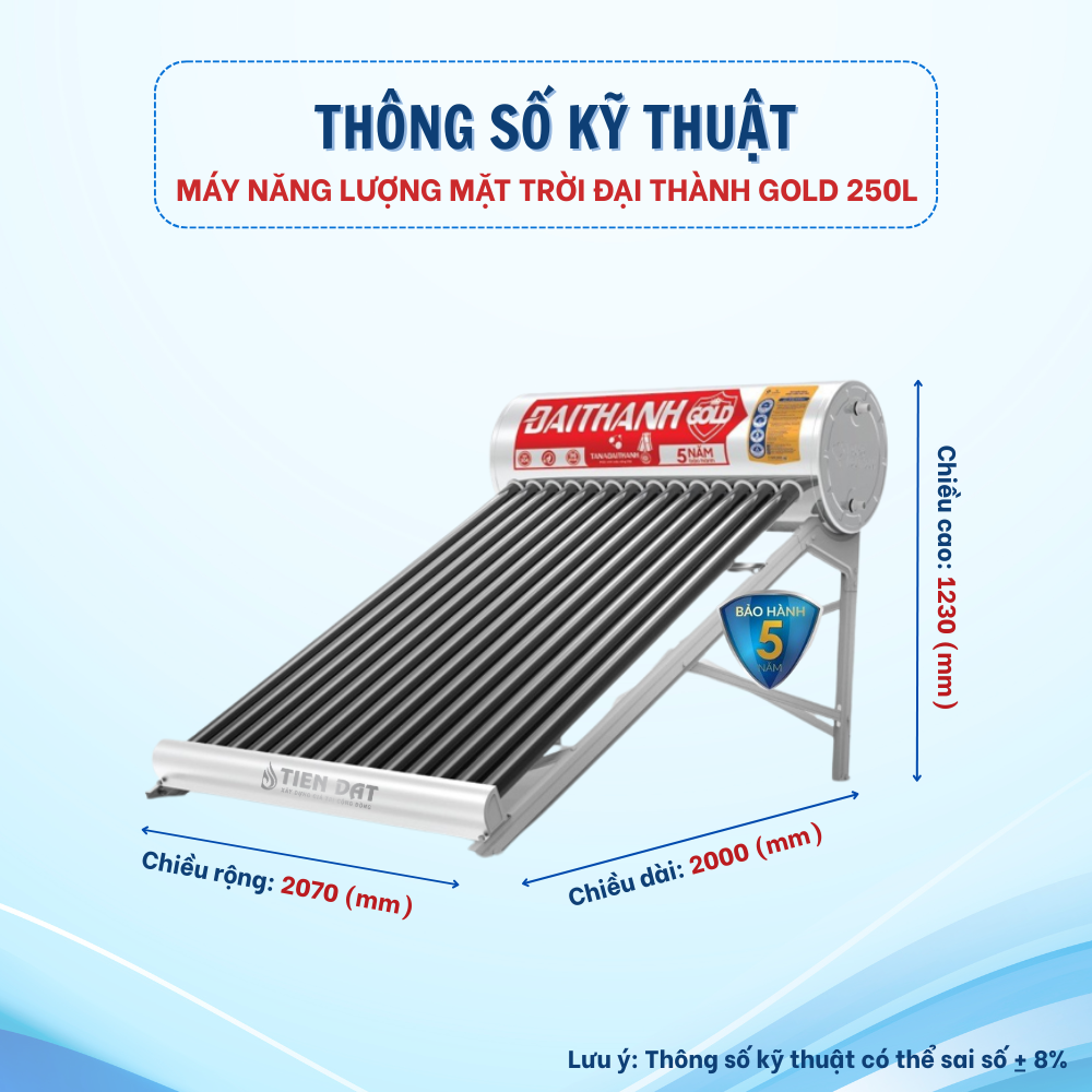 Video review máy nước nóng NLMT Đại Thành Gold 250L Video review máy nước nóng NLMT Đại Thành Gold 250L