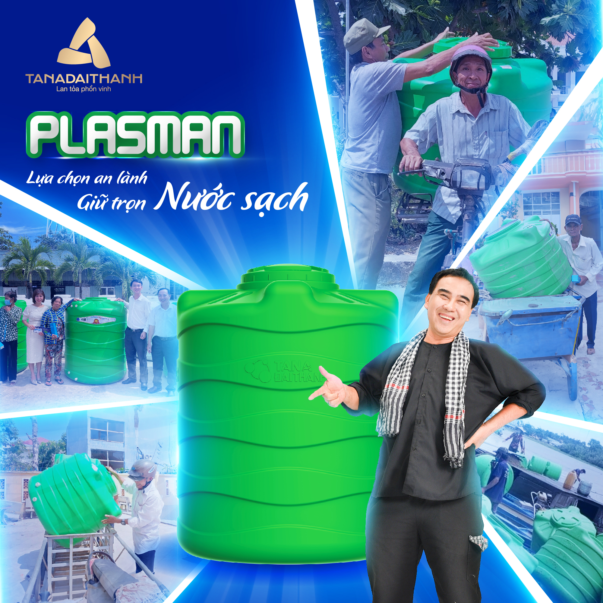 bồn nhựa plasman Đại Thành bồn nhựa plasman Đại Thành