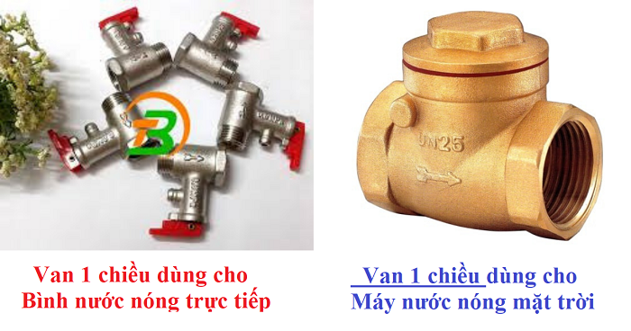 Các loại van một chiều