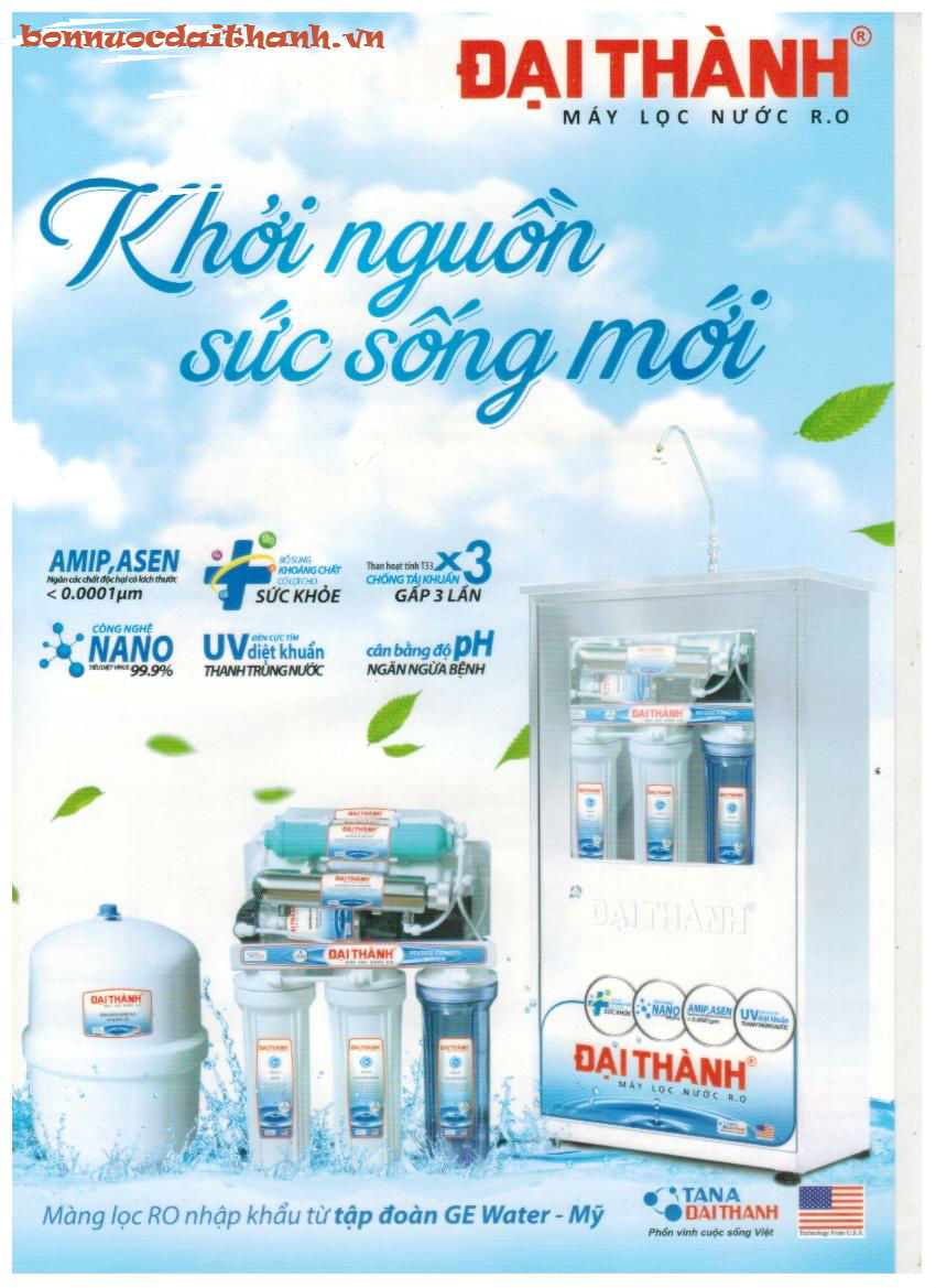 Máy lọc nước R.O Đại Thành Máy lọc nước R.O Đại Thành