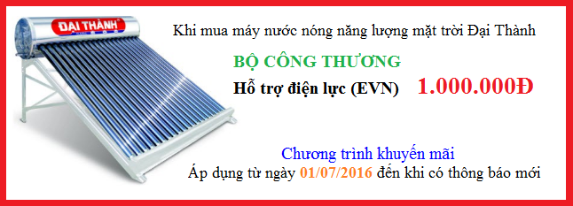 Máy nước nóng năng lượng mặt trời Đại Thành 215L Bồn Nước Đại Thành