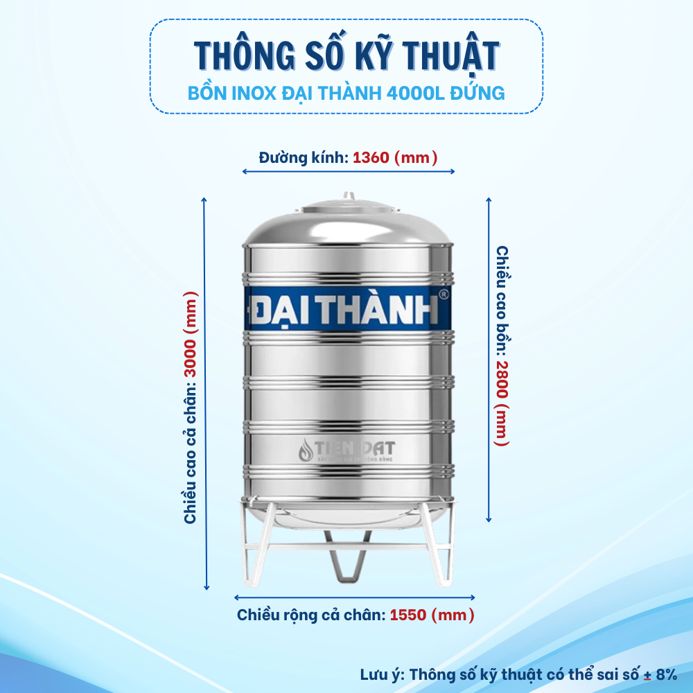 Video review bồn inox Đại Thành 4000L Video review bồn inox Đại Thành 4000L