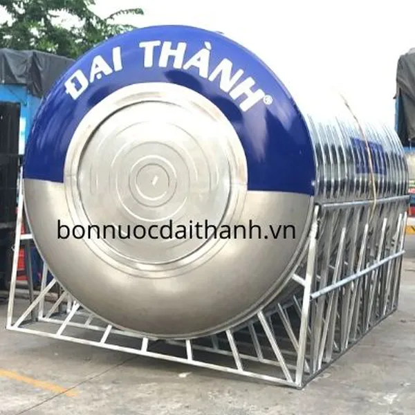 Bồn nước inox công nghiệp Đại Thành 30000L ngang