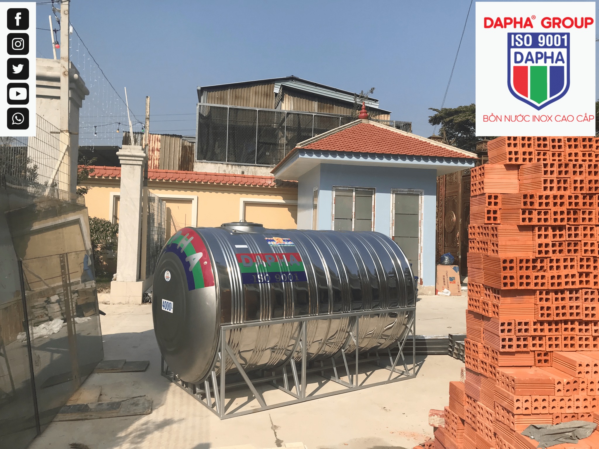 Tư vấn chọn bồn nước Dapha phù hợp cho nhà ở, nhà trọ và công trình lớn Tư vấn chọn bồn nước Dapha phù hợp cho nhà ở, nhà trọ và công trình lớn