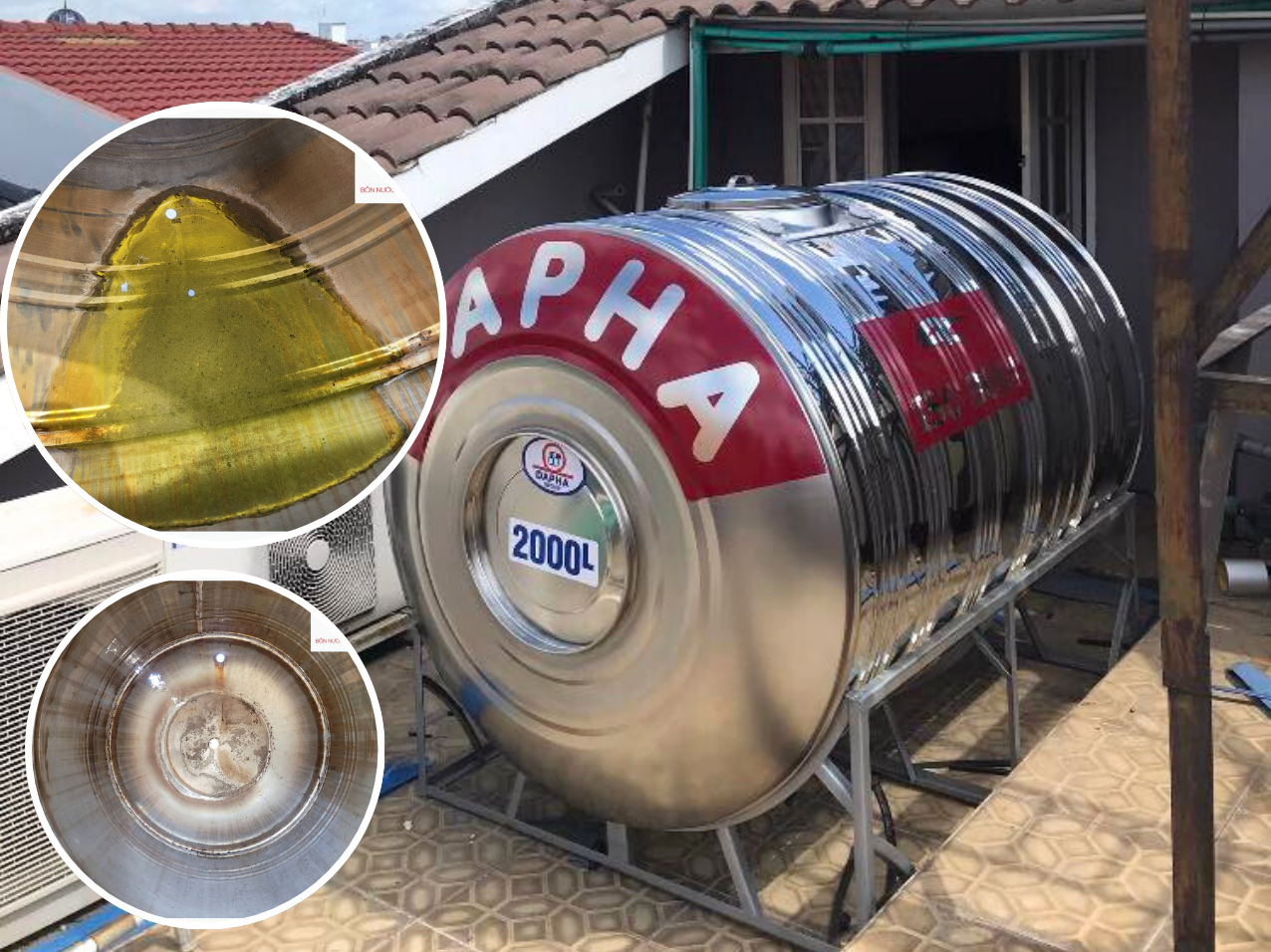 bồn nước inox dapha bồn nước inox dapha