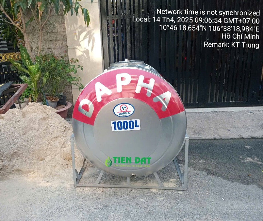 giá bồn nước inox dapha 1000l giá bồn nước inox dapha 1000l