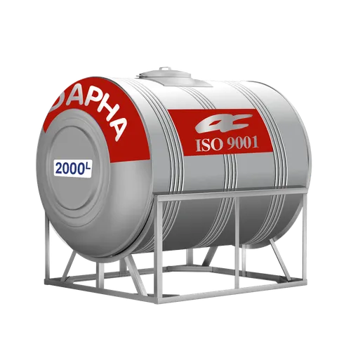 Bồn nước inox Dapha 1500L nằm