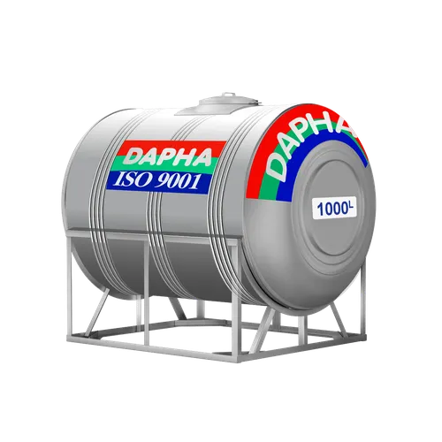 Bồn inox Dapha 2000L nằm xuất khẩu