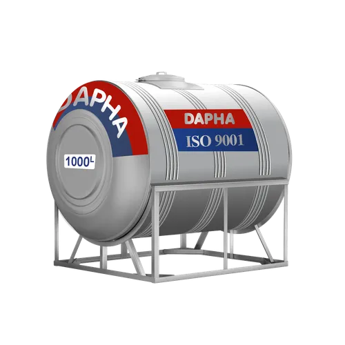 Bồn nước inox Dapha 500L nằm cao cấp