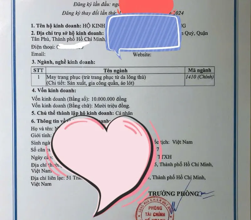 4 yếu tố quan trọng bạn cần biết khi muốn làm giấy phép kinh doanh hộ cá thể