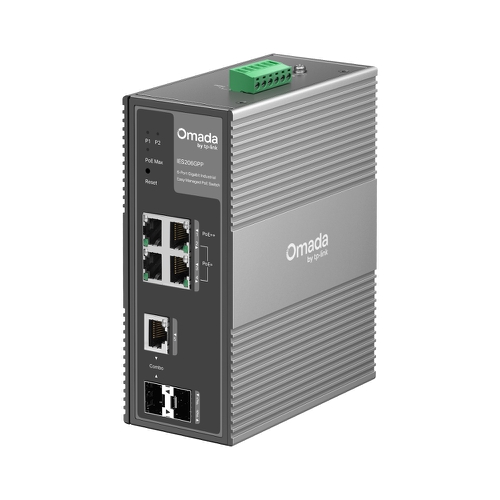 Switch Managed Industrial PoE+ TP-Link Omada IES206GPP