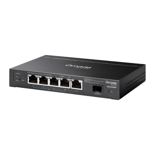TP-Link Omada SG2206MP – Switch Gigabit 6 Cổng, 4 Cổng PoE+