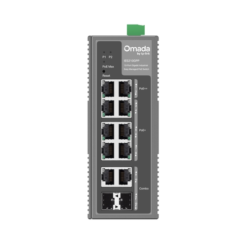 Switch Managed Industrial PoE+ TP-Link Omada IES210GPP