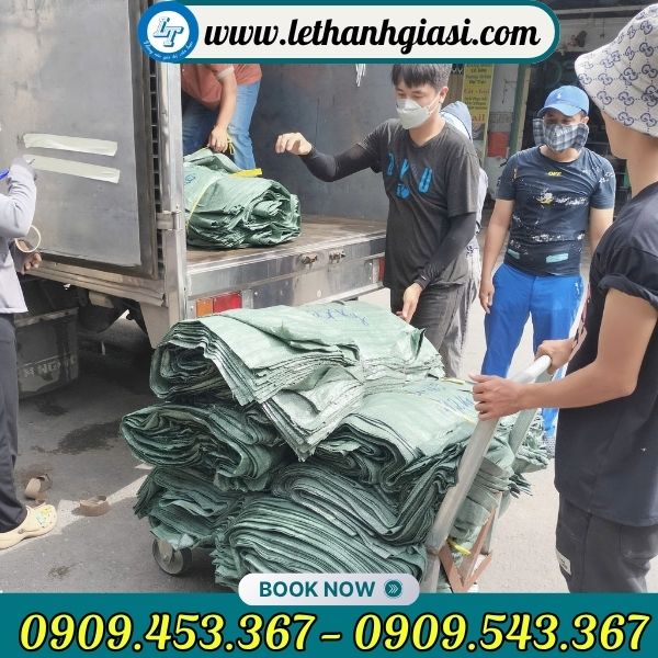 Giao hàng nhanh chóng Bao tải in logo theo yêu cầu giá tốt
